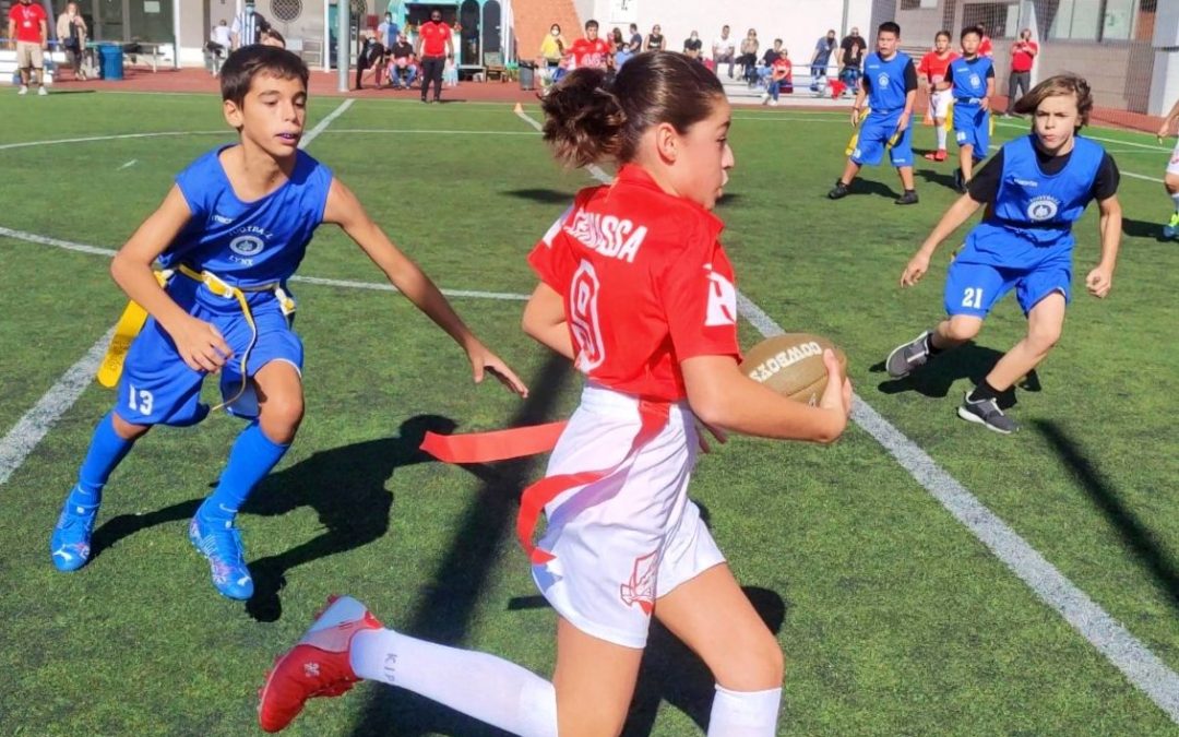 Els ASB Lynx dominen la jornada inaugural de la Copa Catalana Aleví de Futbol Flag