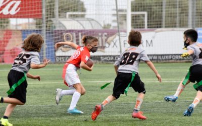 Tret De Sortida Amb La Copa Catalana De Flag Aleví