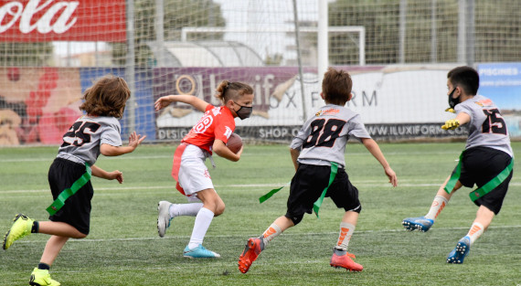 Tret De Sortida Amb La Copa Catalana De Flag Aleví