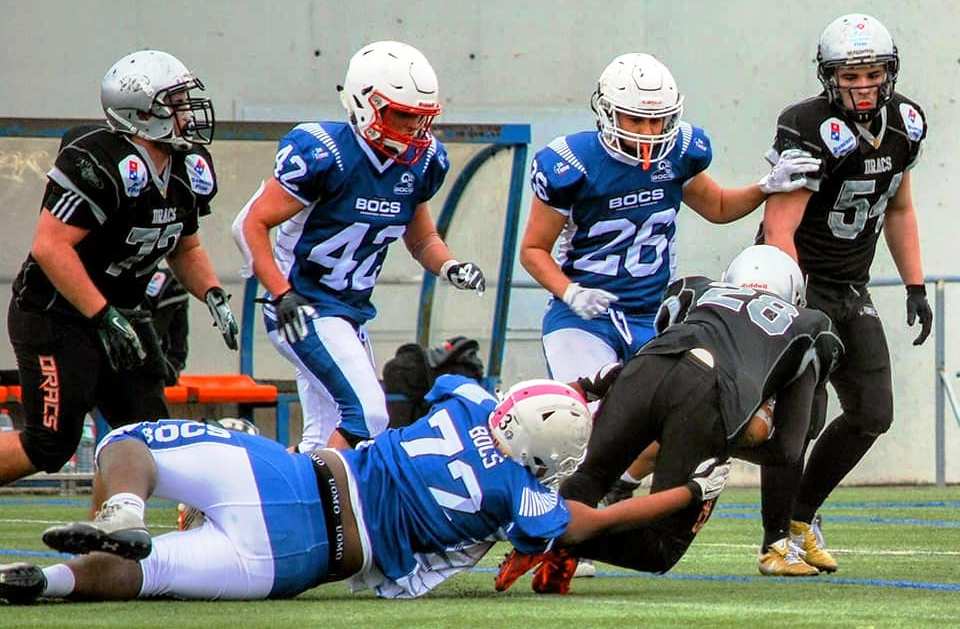 Rookies-Pioners i Bocs-Dracs, semifinals de la LCFA Júnior