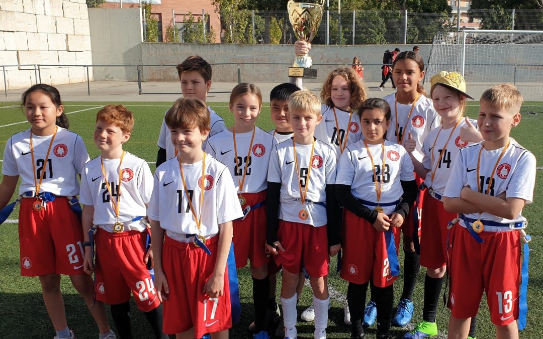 Els ASB Lynx, campions de la Copa Catalana Benjamí de Futbol Flag