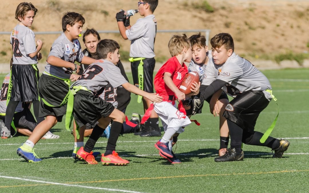 Els Badalona Dracs lideren l’estrena de les Copes Catalanes Infantil i Benjamí de Futbol Flag