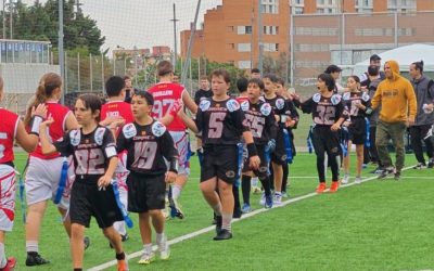 Pioners i Dracs Plata manen en l’estrena de la Copa Catalana Aleví de Futbol Flag