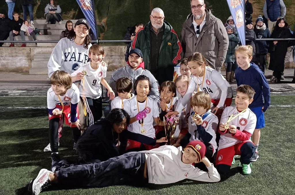 Els Dracs i els ASB Lynx, campions de les Copes Catalanes Infantil i Benjamí de Futbol Flag
