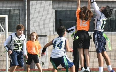 Gran diada de Futbol Flag a Cornellà amb el desenllaç de les Copes Catalanes Cadet i Aleví