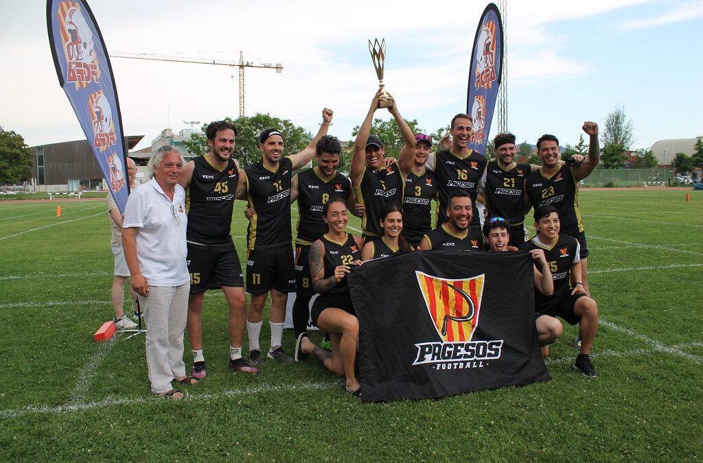 Barcelona Pagesos, campions del Circuit Català Open de Futbol Flag