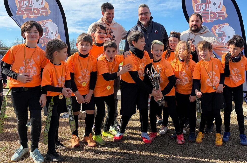 Els Cornellà Meerkats, campions de la Copa Catalana Benjamí de Futbol Flag