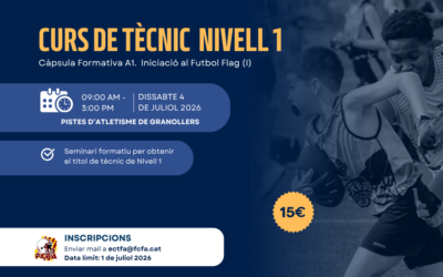 Curs de Tècnic Nivell 1: Càpsula Formativa A1. Iniciació al Futbol Flag (1)
