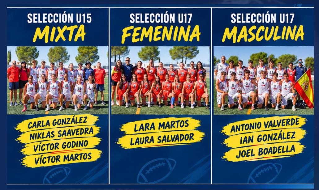 Nou esportistes catalans representaran Catalunya en els IFAF Youth European Championships de Flag Football a Itàlia