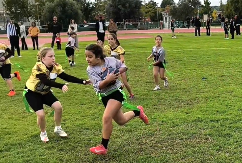 La LCFF viu un cap de setmana intens de futbol flag a Granollers, Badalona